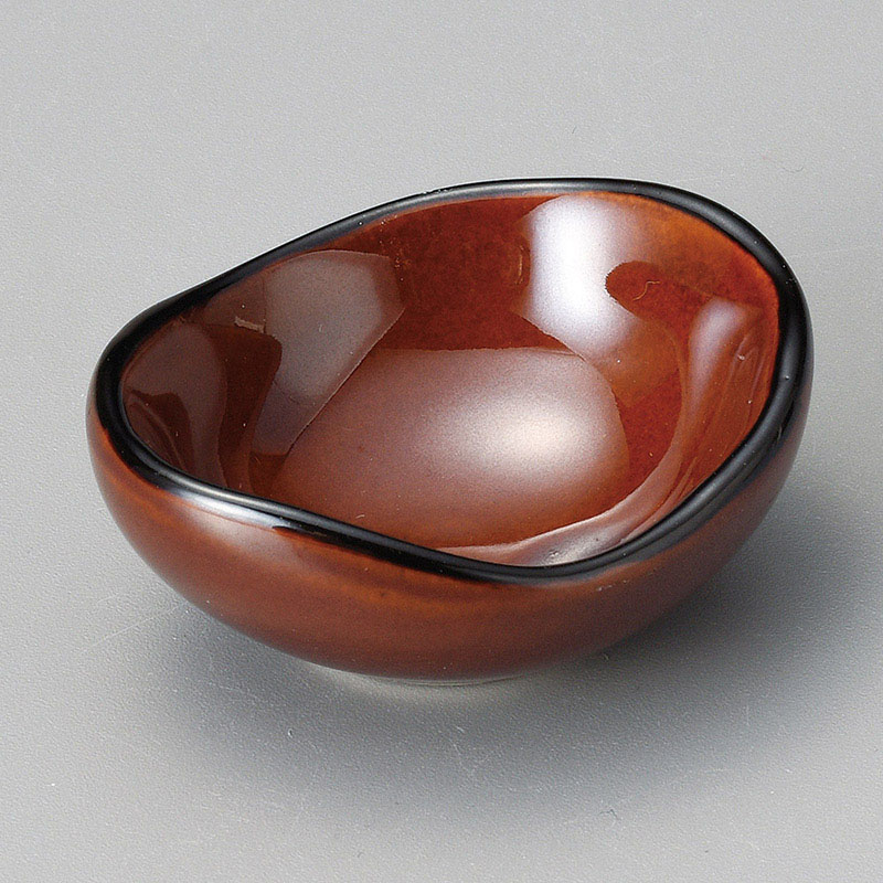 山万 13740-130 アメ釉豆型珍味  1個（ご注文単位1個）【直送品】