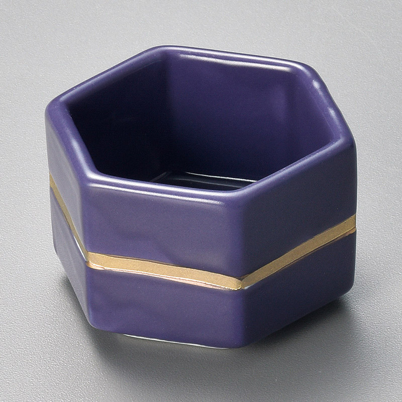 山万 13810-550 紫六角珍味  1個（ご注文単位1個）【直送品】