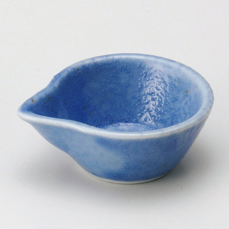 山万 13925-290 ブルー片口珍味  1個（ご注文単位1個）【直送品】