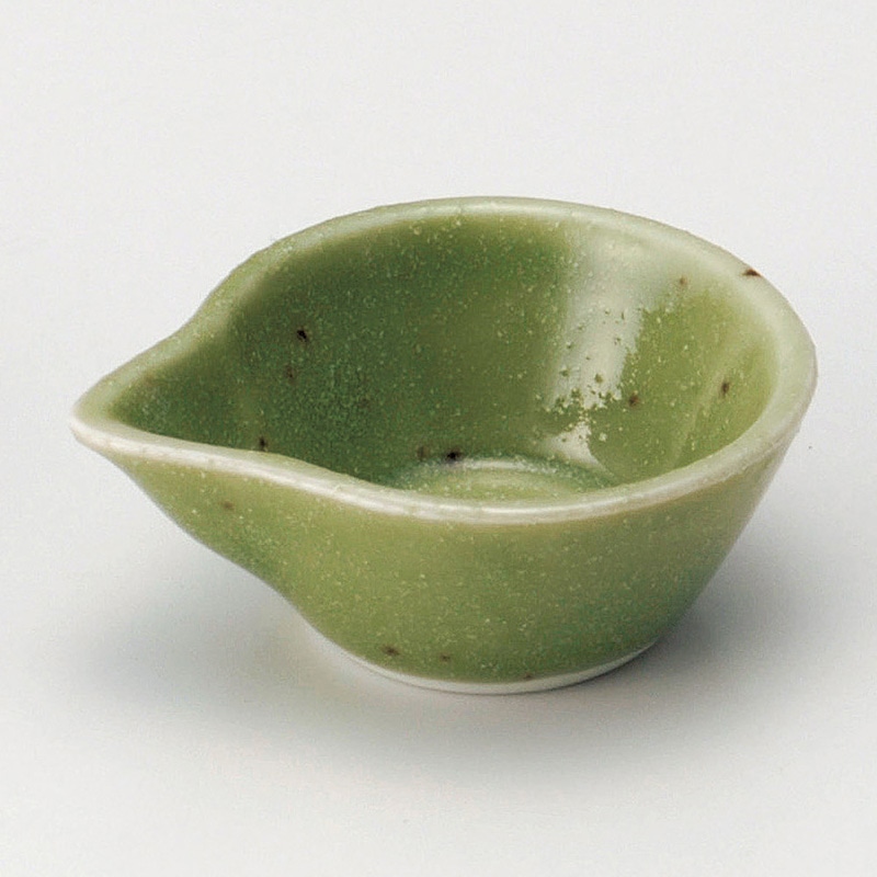 山万 13926-290 グリーン片口珍味  1個（ご注文単位1個）【直送品】