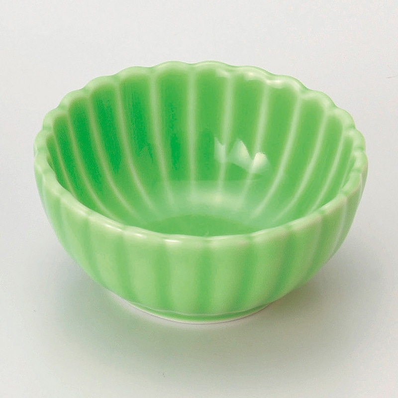 山万 14104-570 丸菊小鉢(緑)  1個（ご注文単位1個）【直送品】