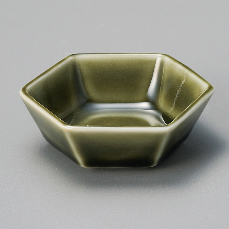 山万 13932-580 織部六角一品  1個（ご注文単位1個）【直送品】