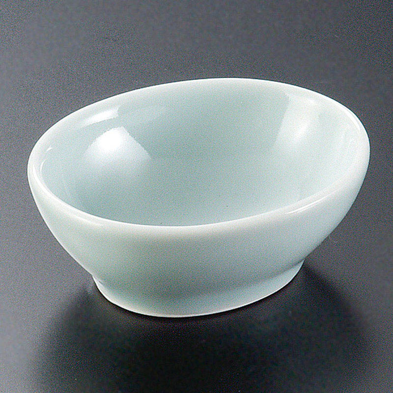 山万 14117-550 青磁楕円珍味  1個（ご注文単位1個）【直送品】
