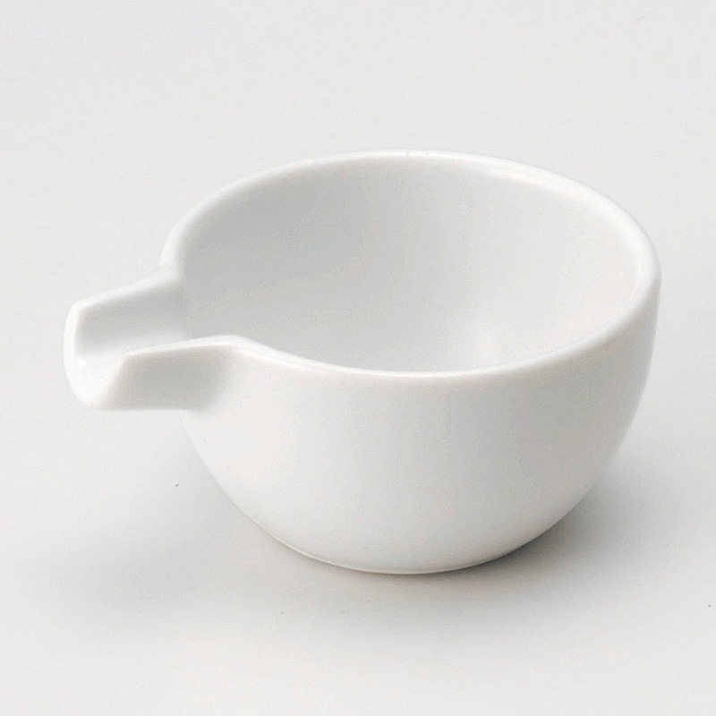 山万 14119-580 白マット片口珍味  1個（ご注文単位1個）【直送品】