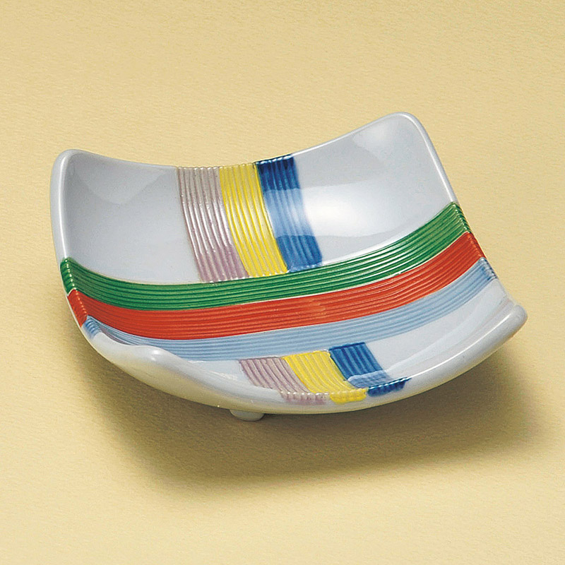 山万 14801-180 糸巻角皿  1個（ご注文単位1個）【直送品】