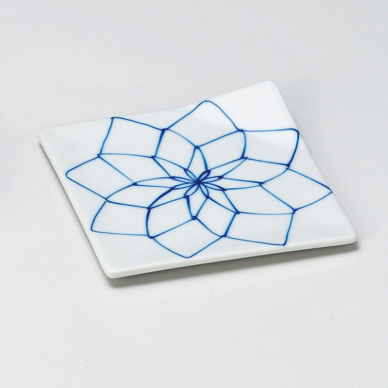 山万 14816-430 綱角皿  1個（ご注文単位1個）【直送品】