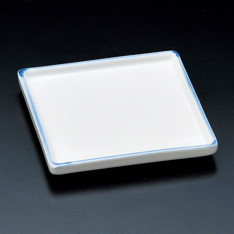 山万 14830-230 ルリライン板皿  1個（ご注文単位1個）【直送品】