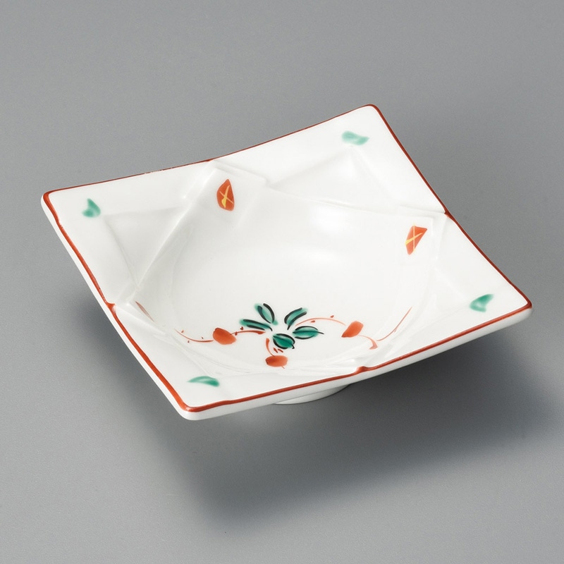 山万 14612-550 赤絵喜び松花堂  1個（ご注文単位1個）【直送品】