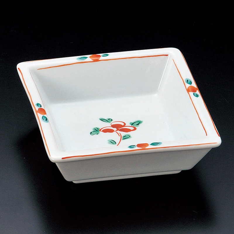 山万 14602-430 一ツ花角鉢  1個（ご注文単位1個）【直送品】