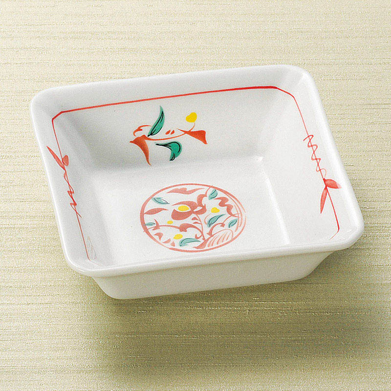 山万 14604-180 錦丸紋角小鉢  1個（ご注文単位1個）【直送品】