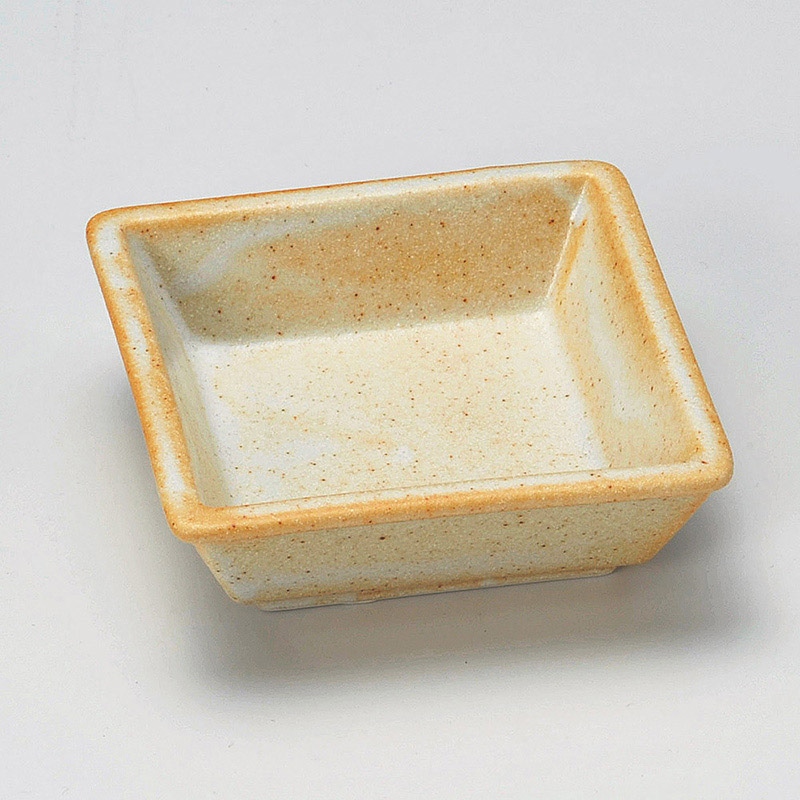 山万 14722-430 志野狭口角鉢  1個（ご注文単位1個）【直送品】