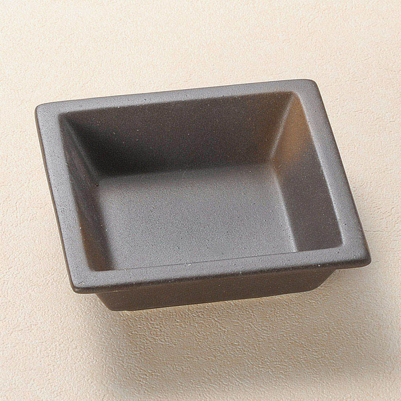 山万 14729-030 備前正角鉢  1個（ご注文単位1個）【直送品】