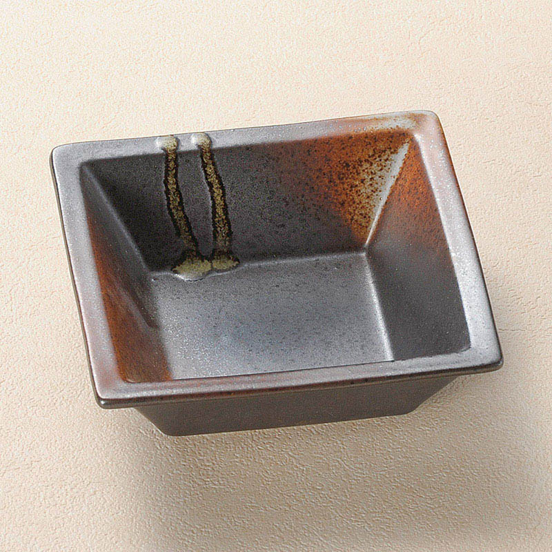 山万 14630-020 明志野リム角小鉢  1個（ご注文単位1個）【直送品】