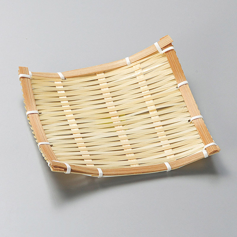 山万 15129-410 竹角皿  1個（ご注文単位1個）【直送品】