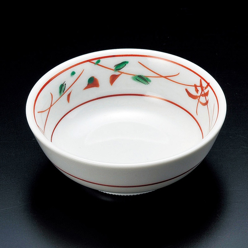 山万 14706-100 朱呉須花絵丸小鉢  1個（ご注文単位1個）【直送品】