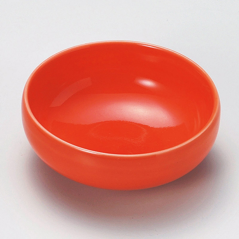 山万 14711-130 松花堂オレンジ丸鉢  1個（ご注文単位1個）【直送品】