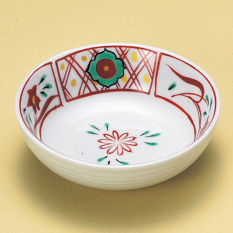 山万 14716-180 赤絵万歴丸鉢  1個（ご注文単位1個）【直送品】