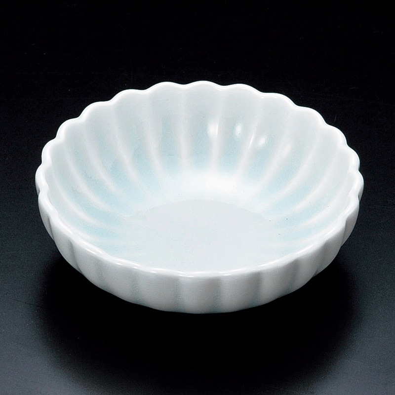 山万 15009-580 青白磁菊型鉢  1個（ご注文単位1個）【直送品】