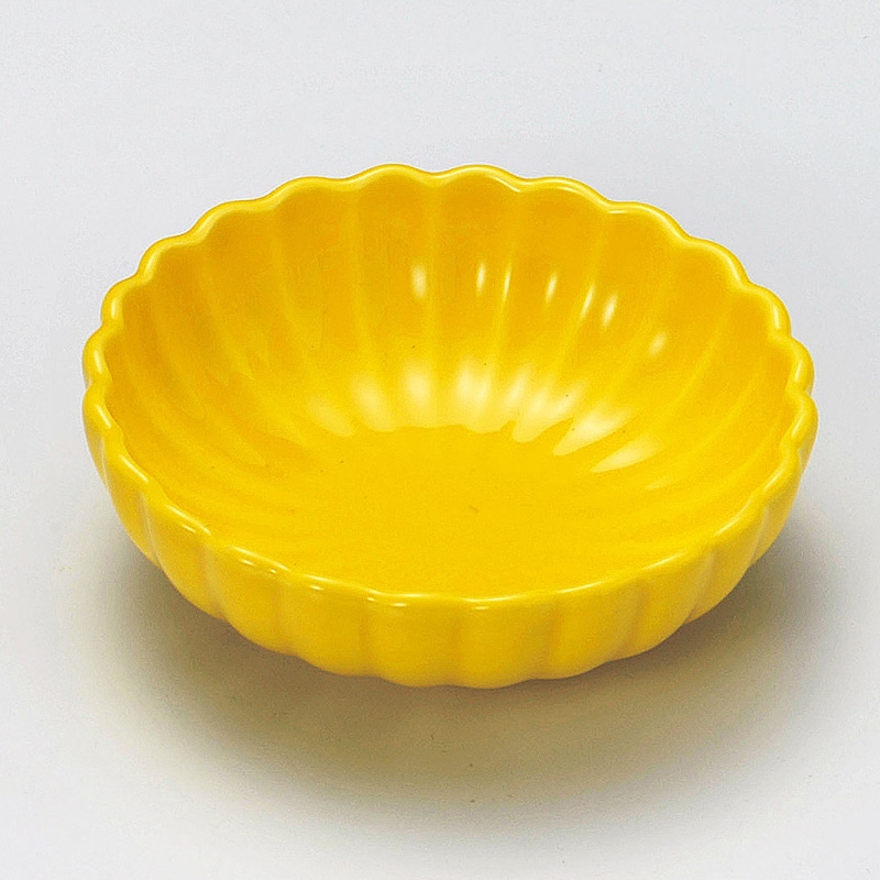 山万 15006-580 黄菊型鉢  1個（ご注文単位1個）【直送品】