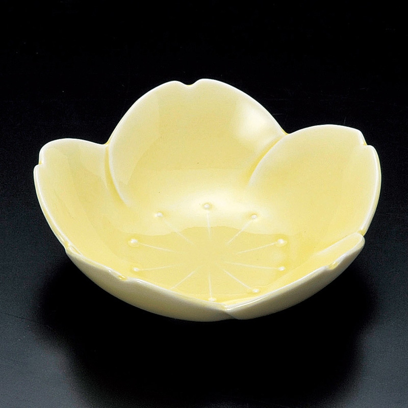 山万 15013-180 黄桜浅鉢  1個（ご注文単位1個）【直送品】