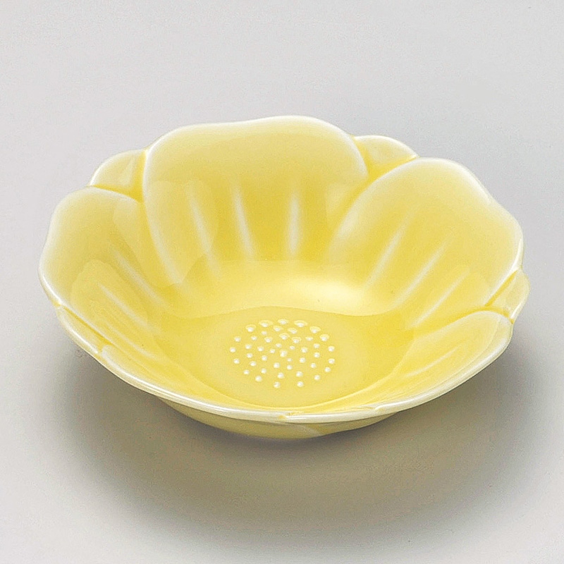 山万 15015-180 黄椿深皿  1個（ご注文単位1個）【直送品】