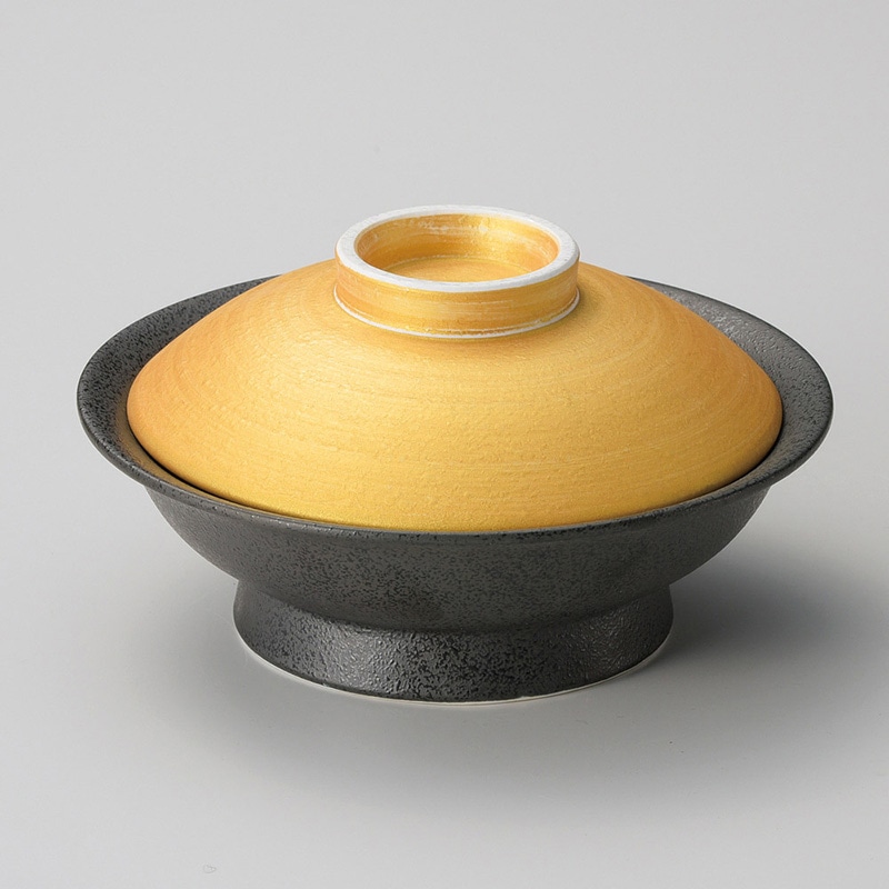 山万 15208-130 金彩黒油滴平蓋向  1個（ご注文単位1個）【直送品】