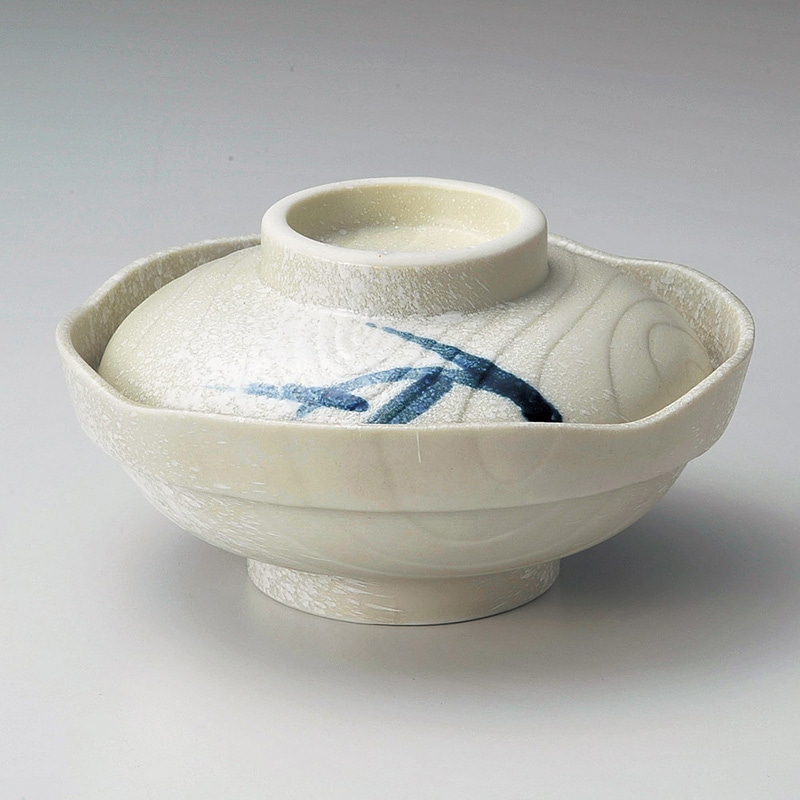 山万 15316-030 石焼笹蓋向  1個（ご注文単位1個）【直送品】