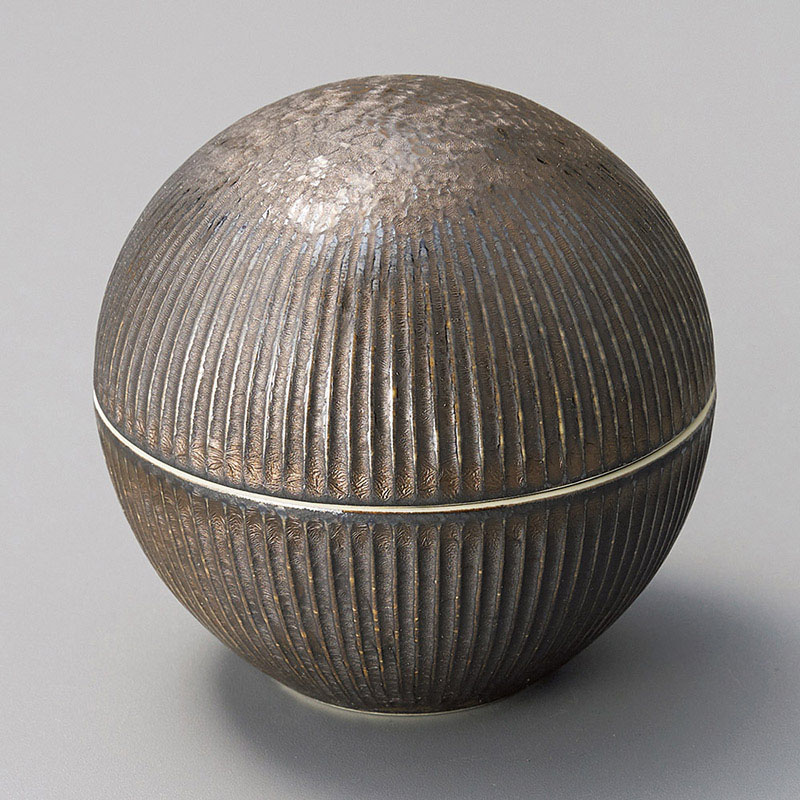 山万 15612-270 金結晶しのぎ蓋物 1個(ご注文単位1個)【直送品】