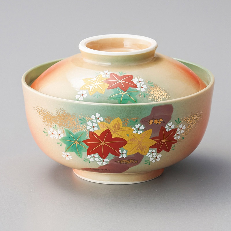 山万 15408-290 錦春秋円菓子碗  1個（ご注文単位1個）【直送品】