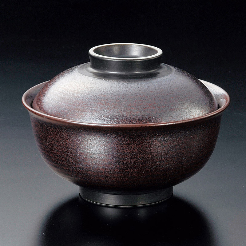 山万 15521-100 鉄砂反型円菓子碗(大)  1個（ご注文単位1個）【直送品】