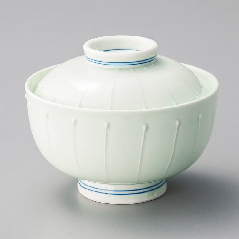 山万 15422-550 ヒワ磁一珍十草円菓子碗  1個（ご注文単位1個）【直送品】