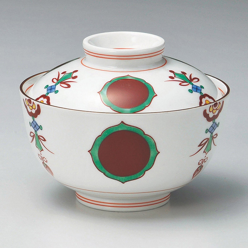 山万 15808-450 丸紋瓔珞煮物碗  1個（ご注文単位1個）【直送品】