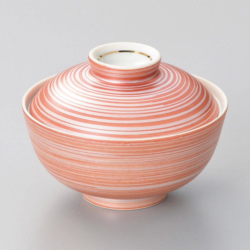 山万 15719-470 赤銀刷毛万福煮物碗  1個（ご注文単位1個）【直送品】