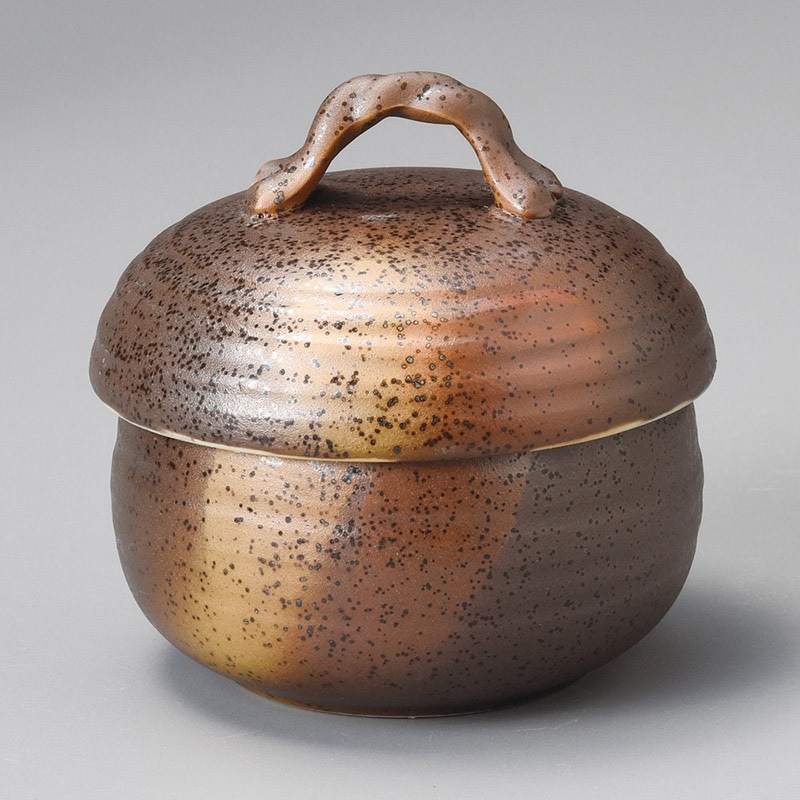 山万 16216-230 備前風蒸碗  1個（ご注文単位1個）【直送品】