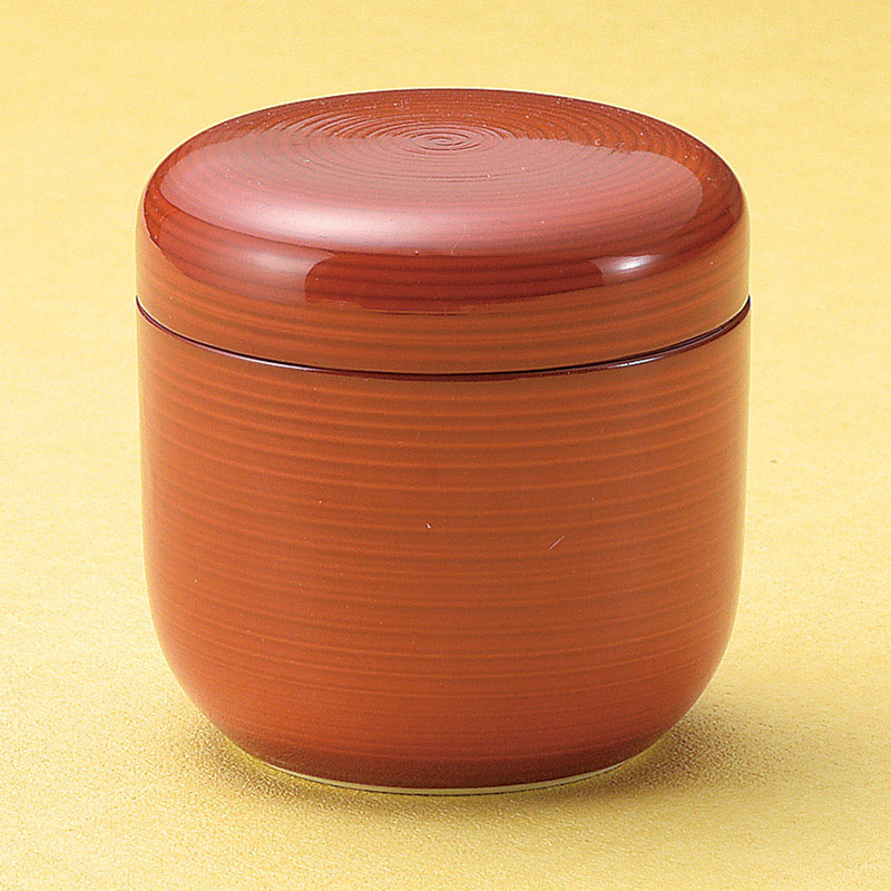 山万 16119-550 赤巻夏目型むし碗  1個（ご注文単位1個）【直送品】