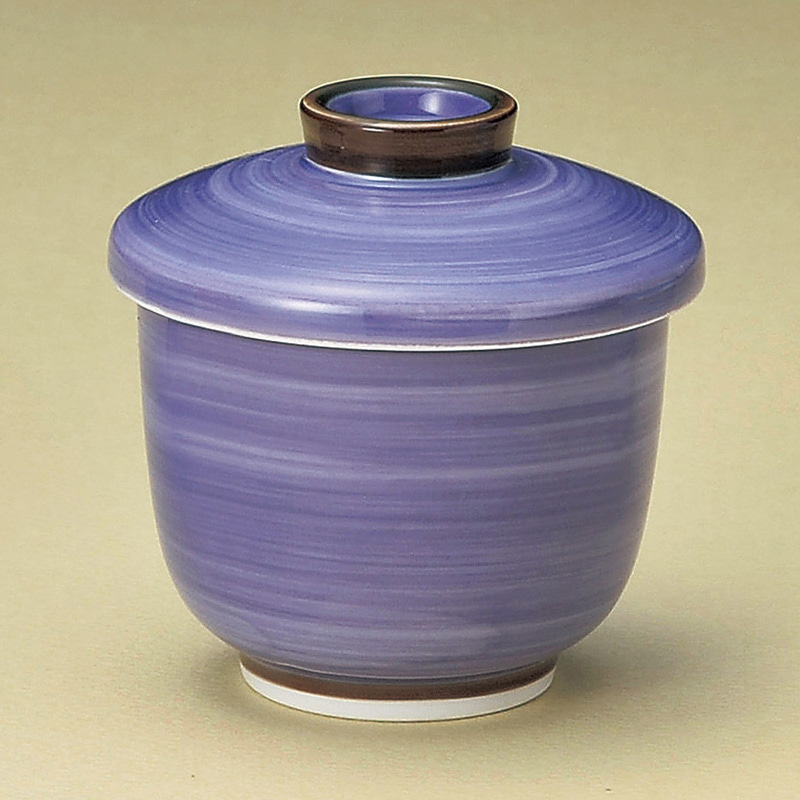 山万 16112-200 京紫京型むし碗  1個（ご注文単位1個）【直送品】