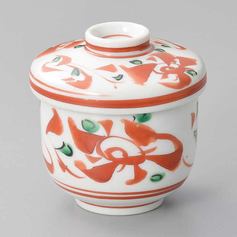 山万 16009-130 赤絵万暦小むし碗  1個（ご注文単位1個）【直送品】