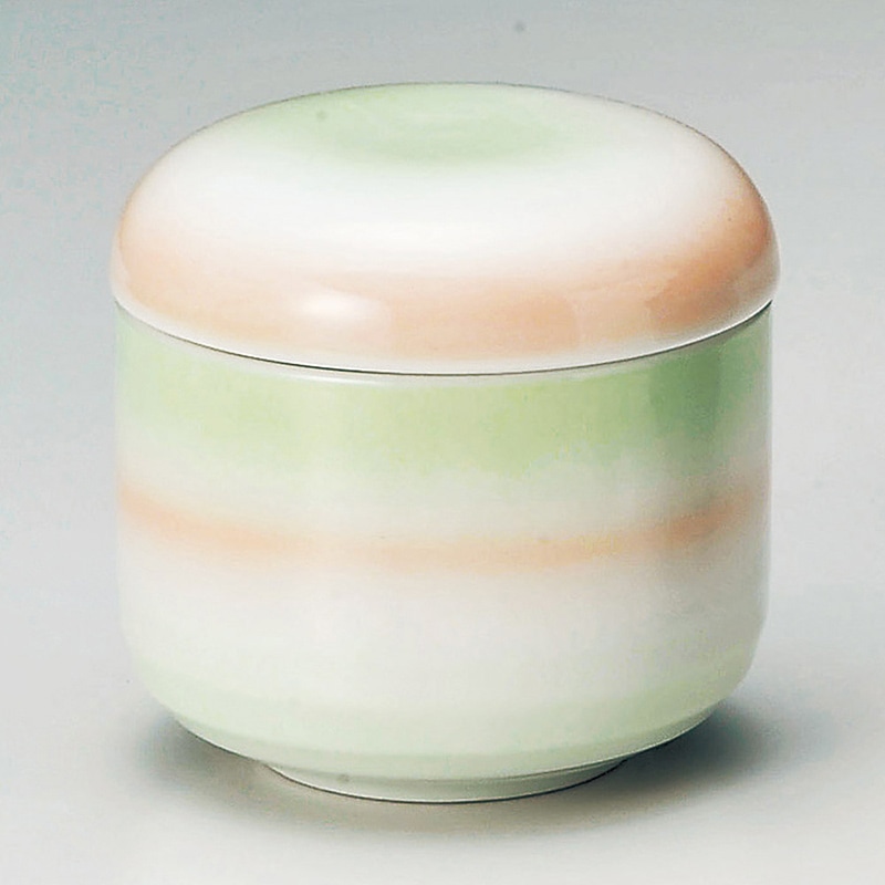 山万 16314-170 白磁二色吹丸むし碗  1個（ご注文単位1個）【直送品】