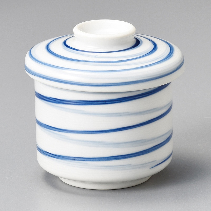 山万 16218-550 二色駒筋むし碗  1個（ご注文単位1個）【直送品】