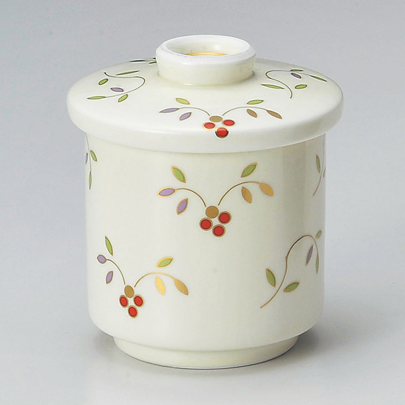 山万 16506-430 南天ミニ蒸碗  1個（ご注文単位1個）【直送品】