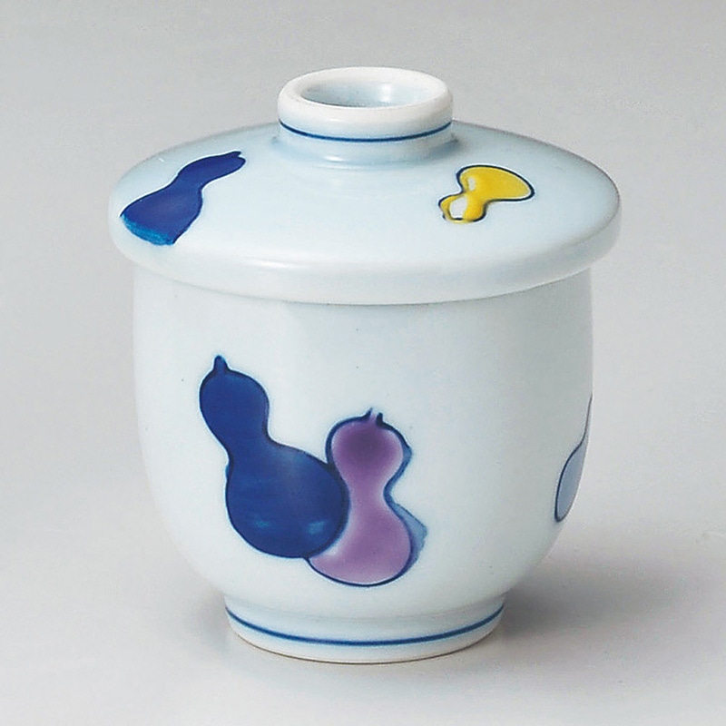 山万 16512-730 錦瓢小むし碗(有田焼)  1個（ご注文単位1個）【直送品】