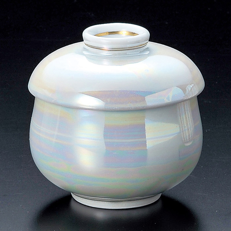 山万 16018-250 パールむし碗  1個（ご注文単位1個）【直送品】