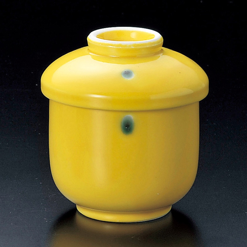 山万 16519-580 黄輝むし碗  1個（ご注文単位1個）【直送品】