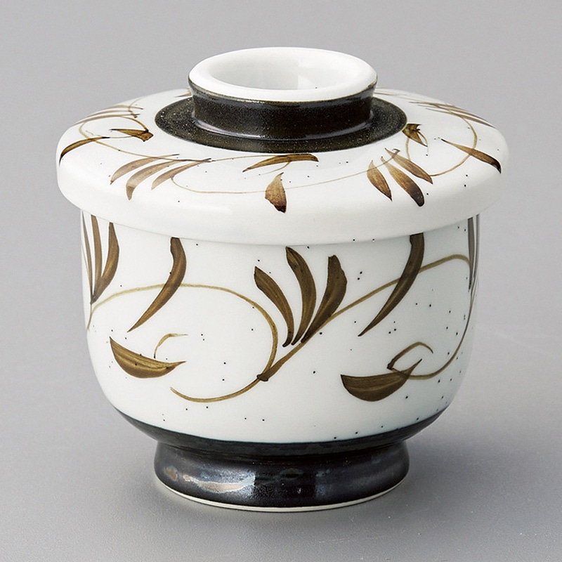 山万 16531-550 梨地唐草高台むし碗  1個（ご注文単位1個）【直送品】