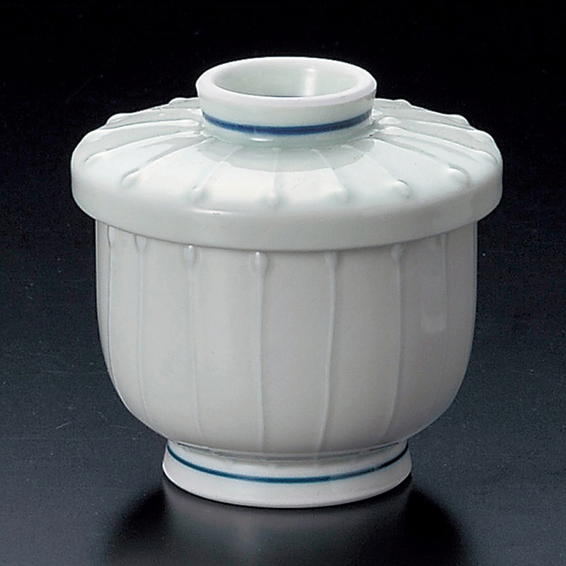 山万 16609-550 ヒワ磁一珍十草むし碗  1個（ご注文単位1個）【直送品】