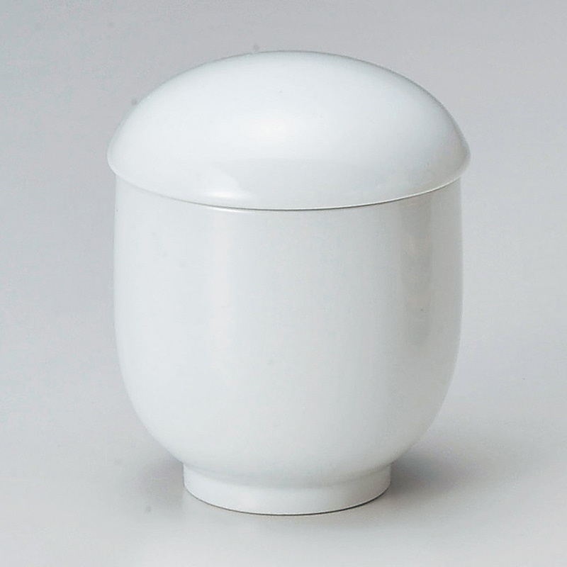 山万 16425-730 白小蓋碗(有田焼)  1個（ご注文単位1個）【直送品】