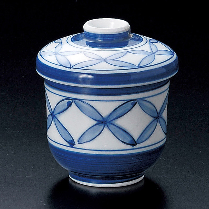 山万 16605-580 呉須巻七宝むし碗(小)  1個（ご注文単位1個）【直送品】