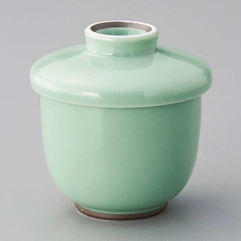 山万 16431-430 天竜寺青磁小むし碗  1個（ご注文単位1個）【直送品】