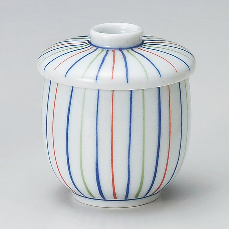 山万 16429-180 二色トクサ小むし碗  1個（ご注文単位1個）【直送品】