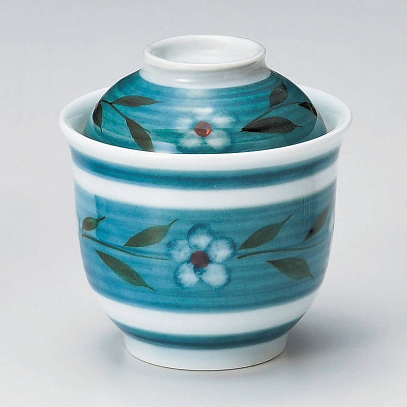 山万 16529-180 ルリ花小吸碗  1個（ご注文単位1個）【直送品】